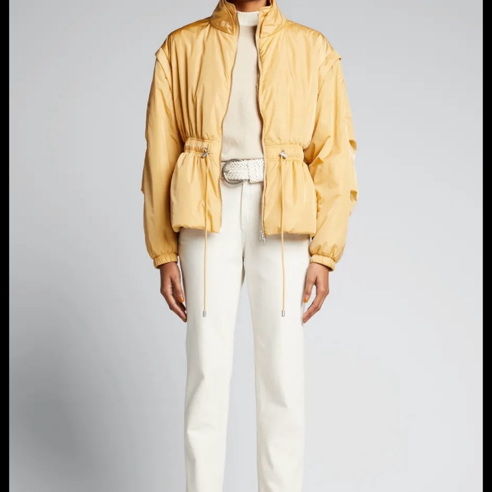 Isabel Marant Dastyni Women's Tan Puffer Jacket Honey 36 S